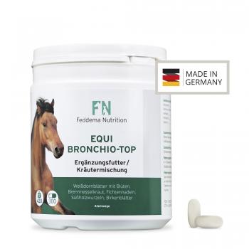 Equi Bronchio Top - Pferde-Ergänzungsfutter für Bronchien und Atemwege mit Fichtennadel, Süßholz und Birke